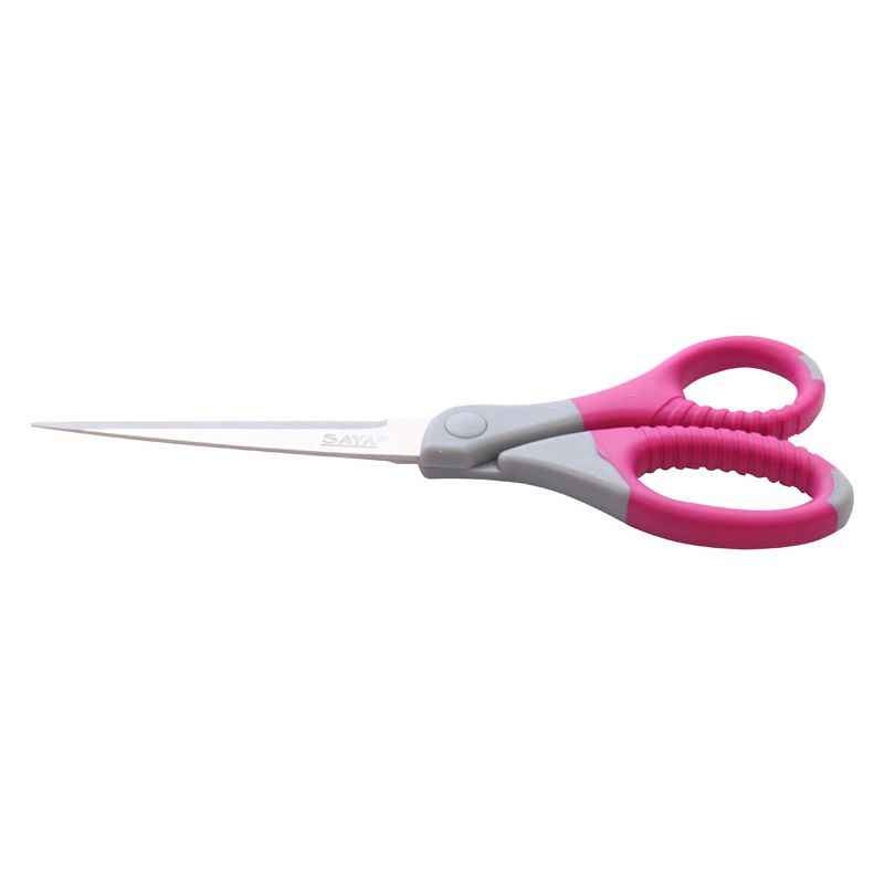 Saya SYSC211 Red & Black Soft Grip Scissors Special, Weight: 100 g