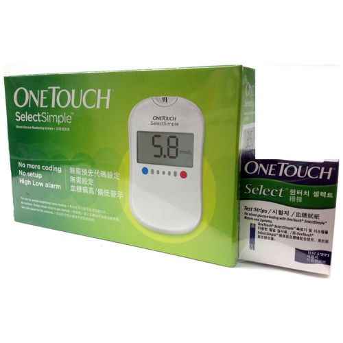 One Touch Glucose Monitoring Test Kit Select Simple