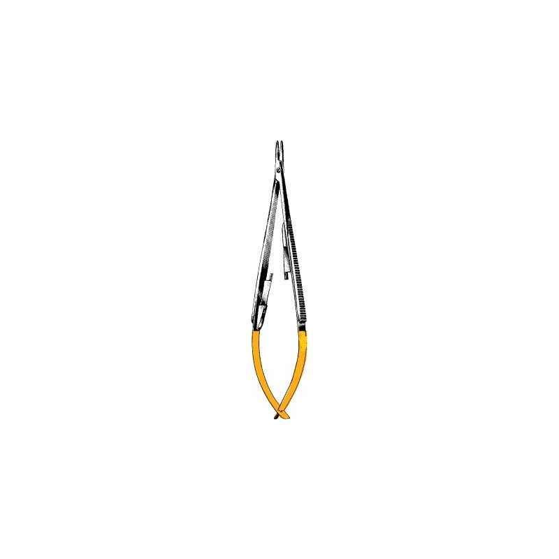 Downz 5 Inch Cvd St/T.C Castroveijo Needle Holder with Lock, DTC-131-13C
