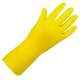 Surf Latex Rubber 621U-38 Hand Gloves, Yellow (Pack of 3)