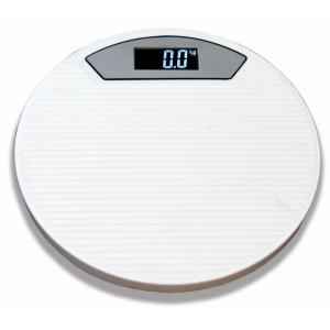 Weightrolux Digital Display Body Weighing Scale, ABS-Round-White