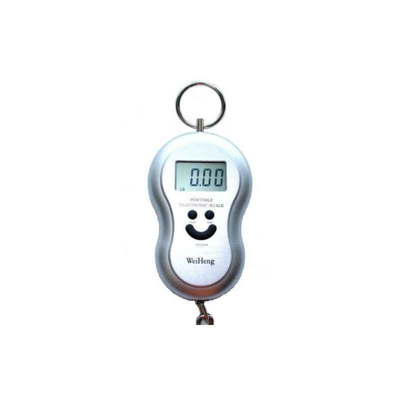 Weightrolux 40kg Portable Hanging Luggage Weighing Machine, A-04Silver