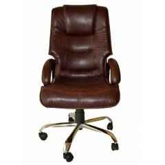 Mezonite Brown High Back Leatherette Office Chair
