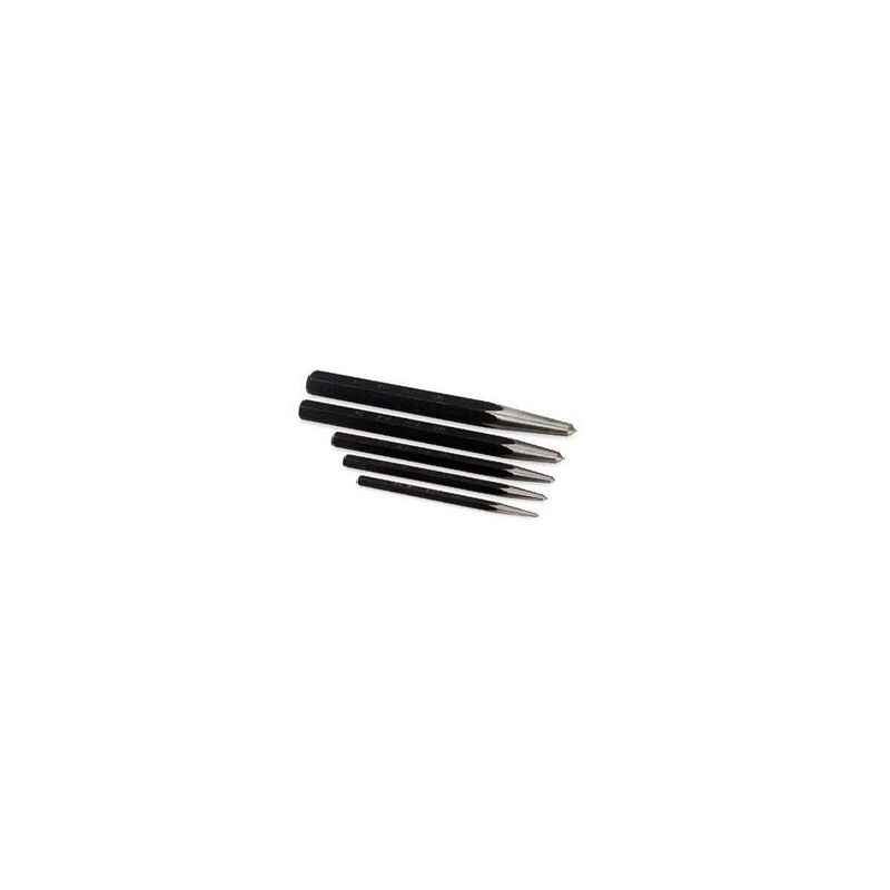 Universal Tools Tempered & Knurls Centre Punches, Tip Diameter: 1/4-4 in