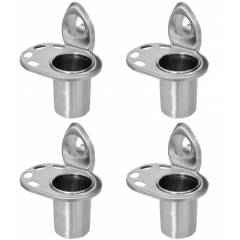 Doyours Almond Series 4 Pieces Almond Series Glossy Tooth Brush Holder Set, DY-1331