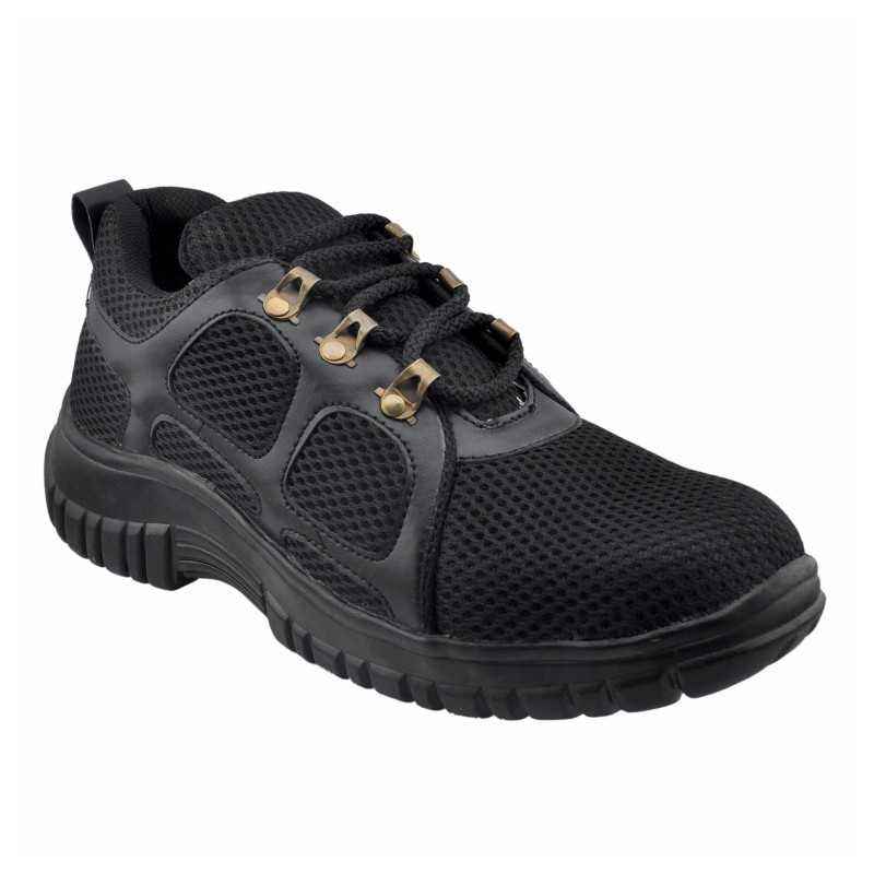 mBold 88 Steel Toe Black Safety Shoes, Size: 7