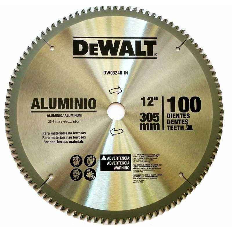 Dewalt 354mm 120 Teeth Circular Saw Blade For Aluminium, DW03265