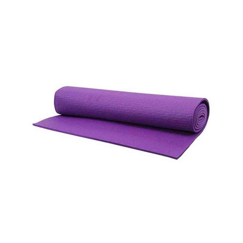 Albio 6mm Imported Anti Skid Purple Yoga Mat (Pack of 3)