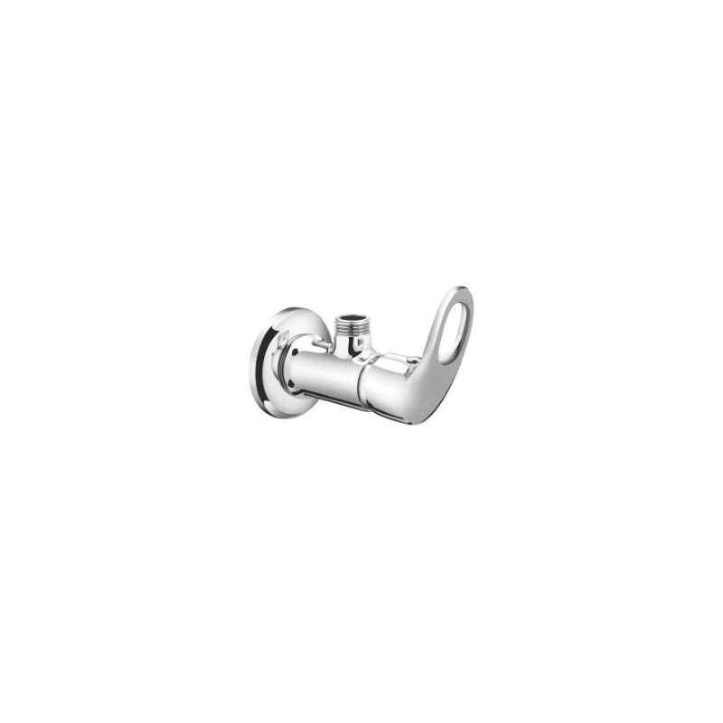 Cera Carbon Single Lever CS208A Angle Faucet With Wall Flange