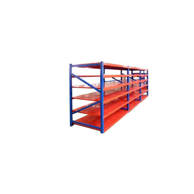 Mild Steel Slotted Angle Rack, Load Capacity: 100-150 kg/Layer