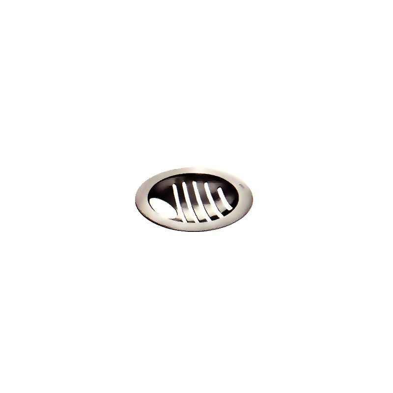 Jayna Opel Gold ORG 02 DP Glossy Floor Drain, Size: 114 mm