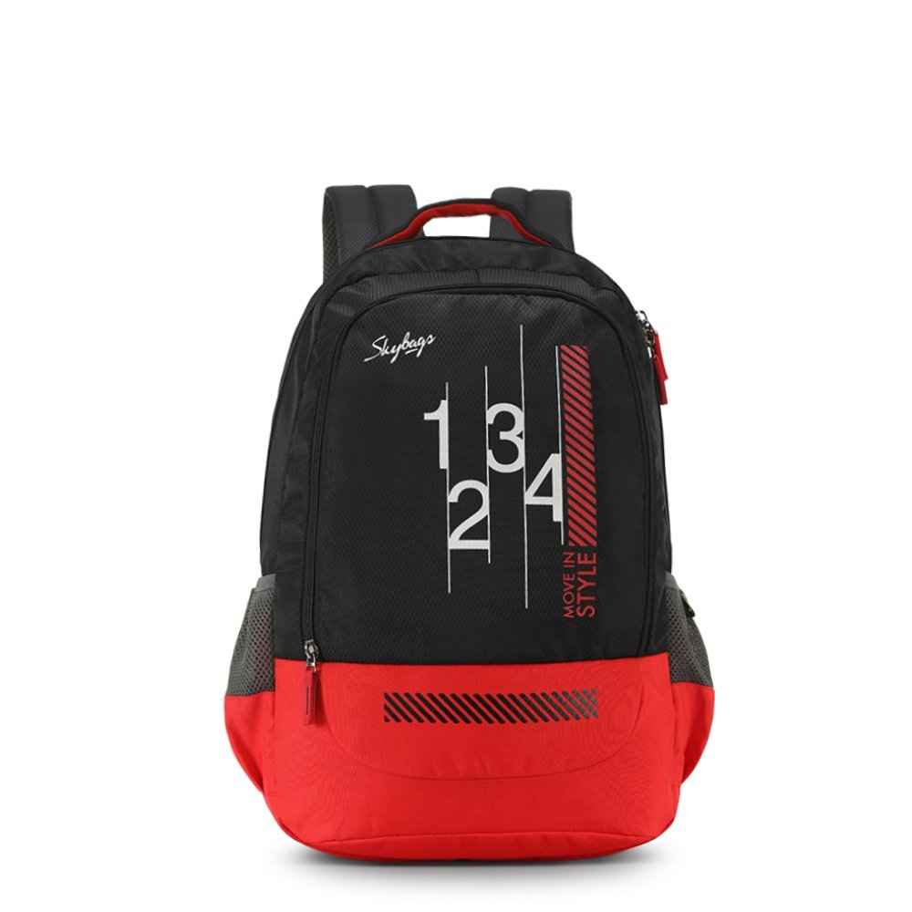 Skybags red and black backpack online