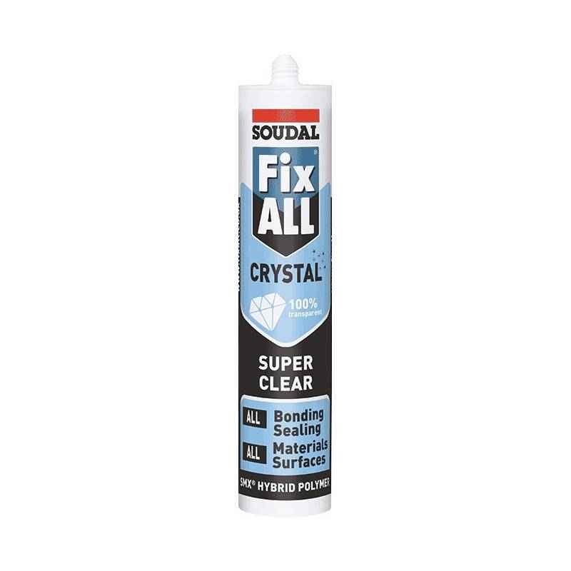 McCoy Soudal Fix All Crystal Adhesive Sealant 290 ml