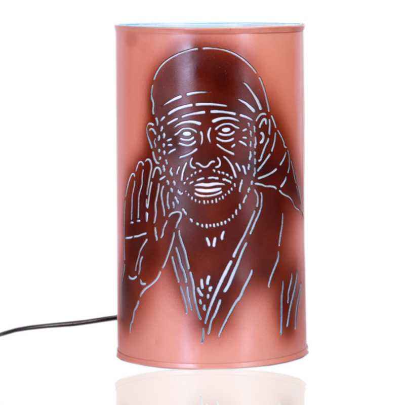 Height of Design Orange & Red Sai Baba Lamp, HODTL66