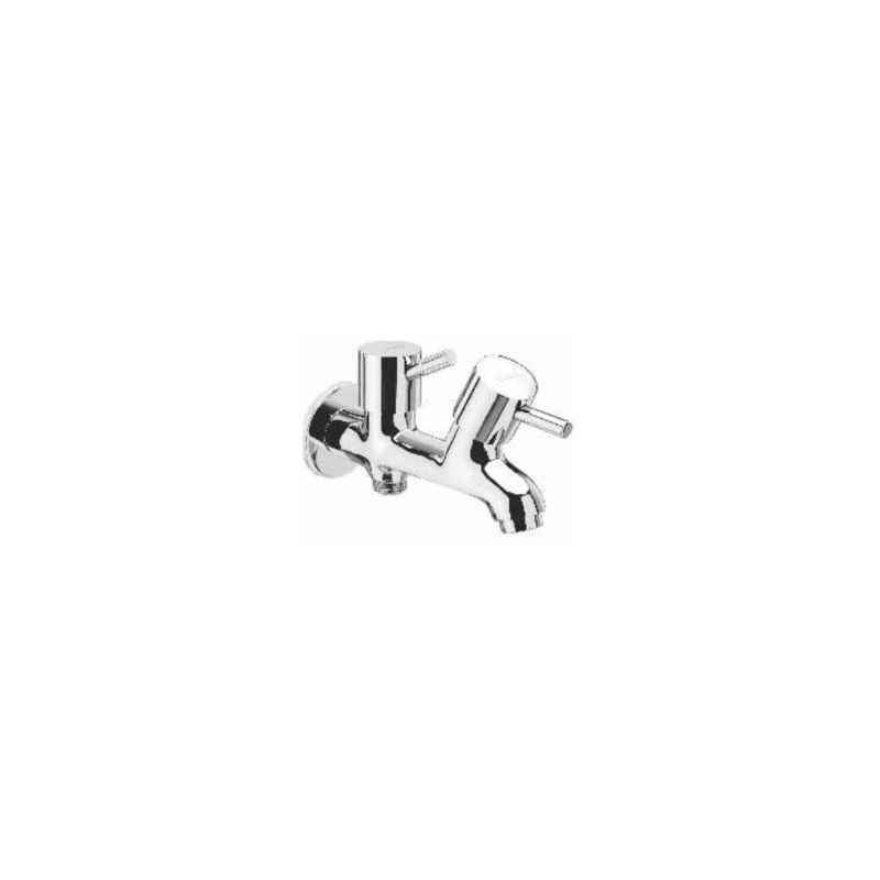 Cera Mist Quarter Turn CQ406 2-Way Bibcock With Wall Flange
