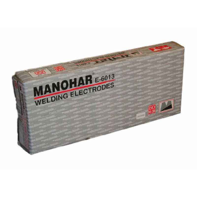 Manohar E-6013-S Mild Steel Electrodes, ERR-4221X, Size: 2.50x350 mm