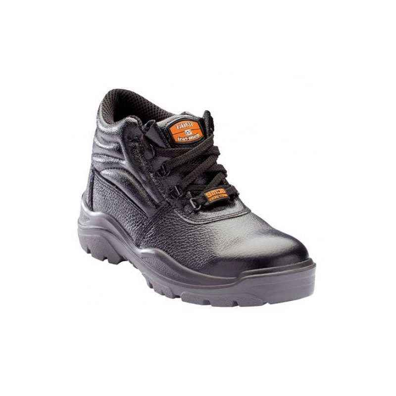 Acme AP-4 Boxilic Steel Toe High Ankle Black Safety Shoes, Size: 11