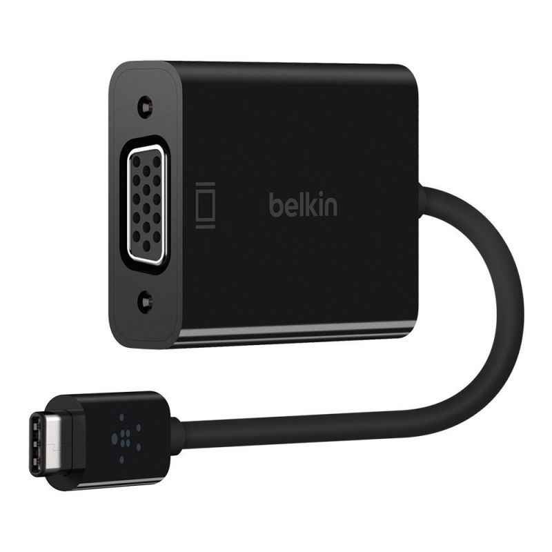 Belkin Black Type C to VGA USB Cable, F2CU037BTBLK