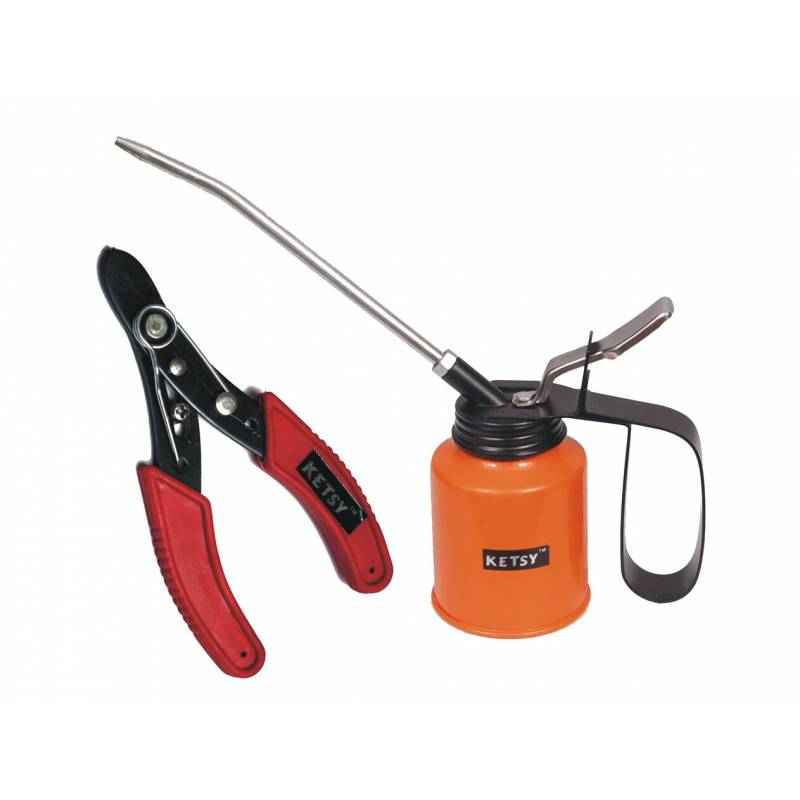 Ketsy 1/4 Pint Oil Can & 6 Inch Wire Cutter Set, 873