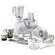 Bajaj 600W FX-11 Food Factory White Food Processor with 14 Attachments
