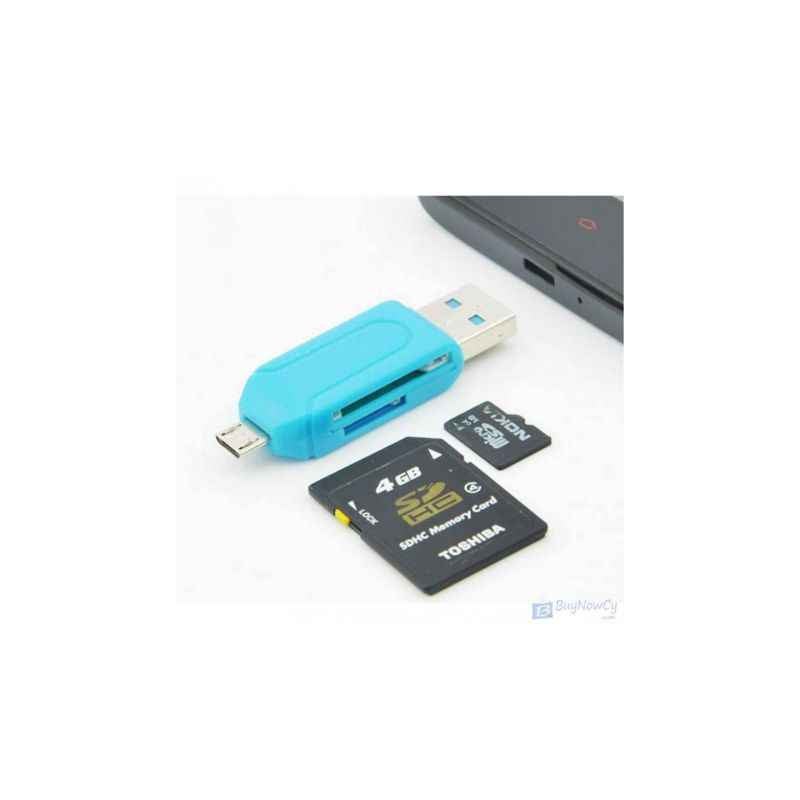 PMG OTG Dual Card Reader for SD & Micro SD Card