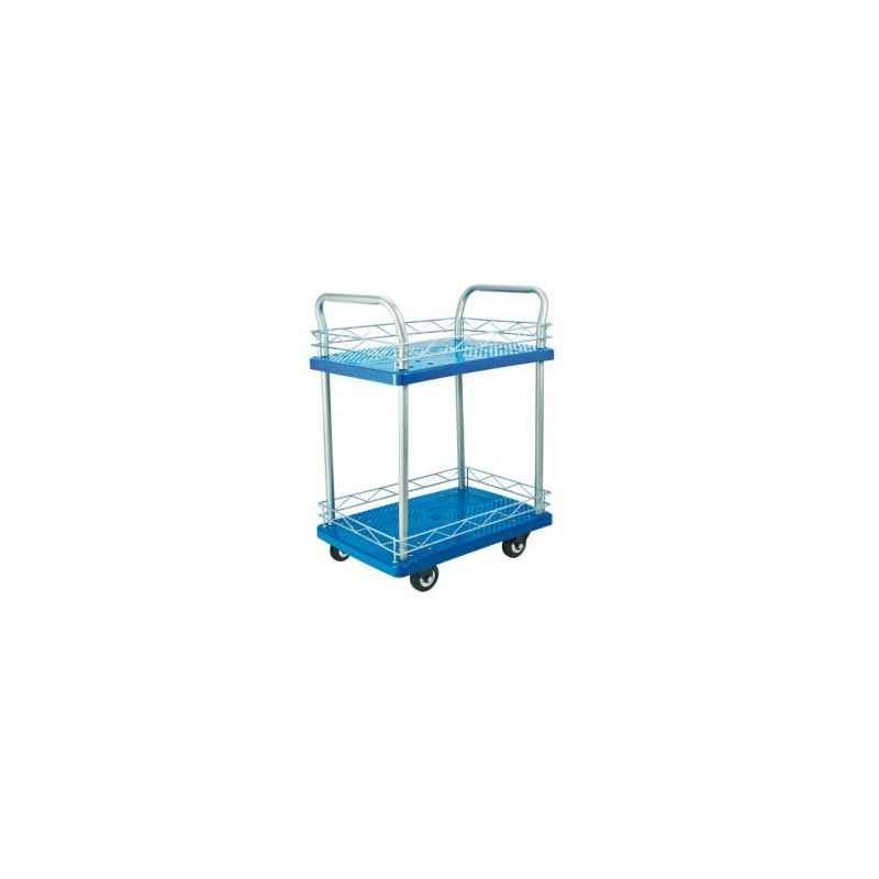 SK Engineering SK08 -150L Double Layer Blue Plastic Handle Trolley