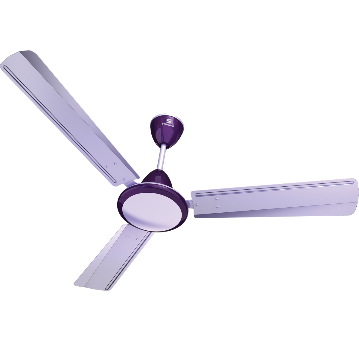 Buy Standard 3 Blades Breezer 1200mm Pastel Purple Df Ceiling Fan Online At Best Price On Moglix