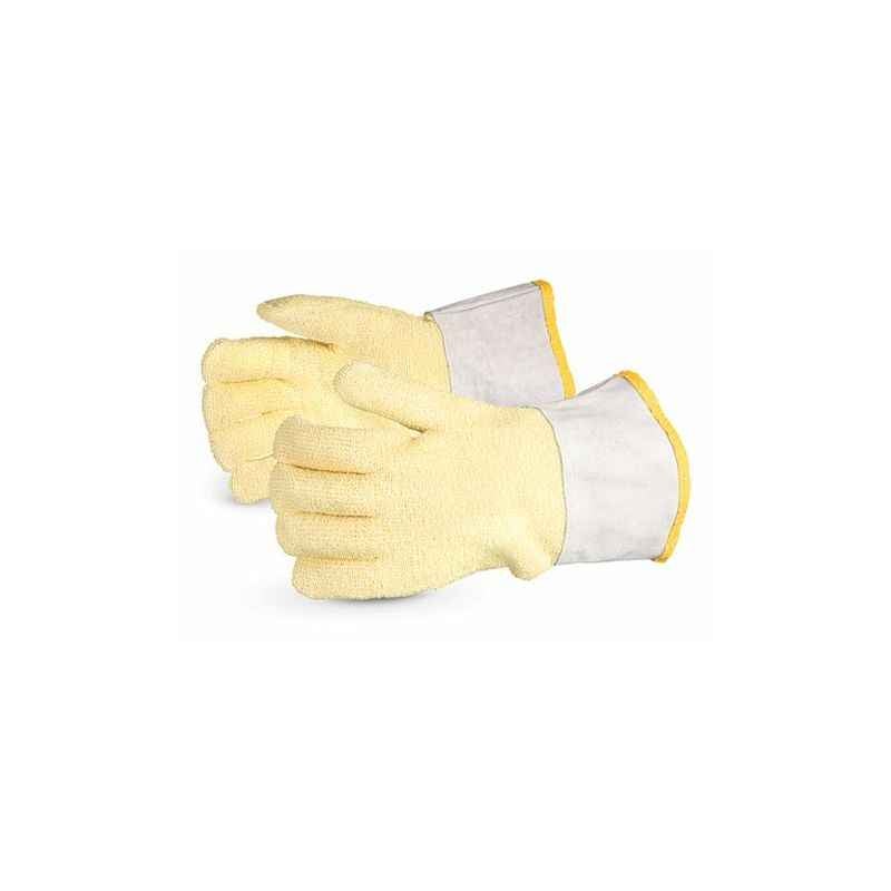 Ufo 290g Palm Kevlar Heat Resistant Yellow Safety Gloves, Size: XL