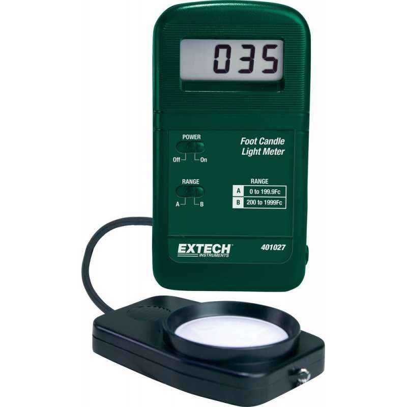 Extech Pocket-Size Foot Candle Light Meter, 401027