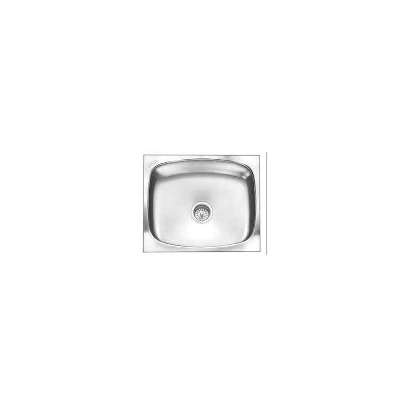 Carysil Elegance Series Gloss Finish Stainless Steel Kitchen Sinks, 21x18x8, Dimensions: 533 x 457 mm