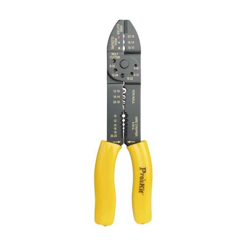 Proskit 8PK-313A Heavy Duty Wire Strippers/Crimpers (Inch) 235mm