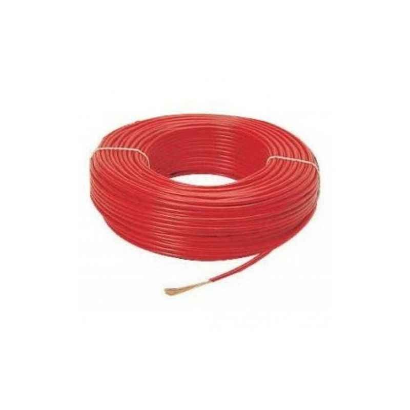 RC Bentex Suraksha 10.00 Sq mm 90m Red Copper Multi Strand FR Industrial Wire, XWS8RD0142