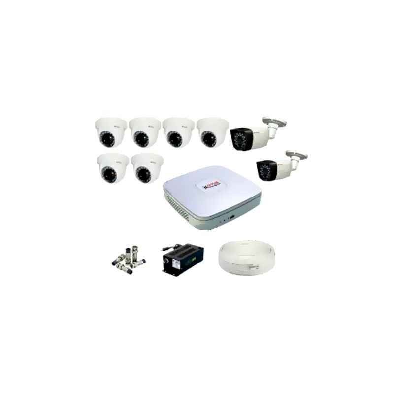 CP Plus White HD DVR Kit with 2 TB Hard Disk and All Accessories, CP8CAMKITHD