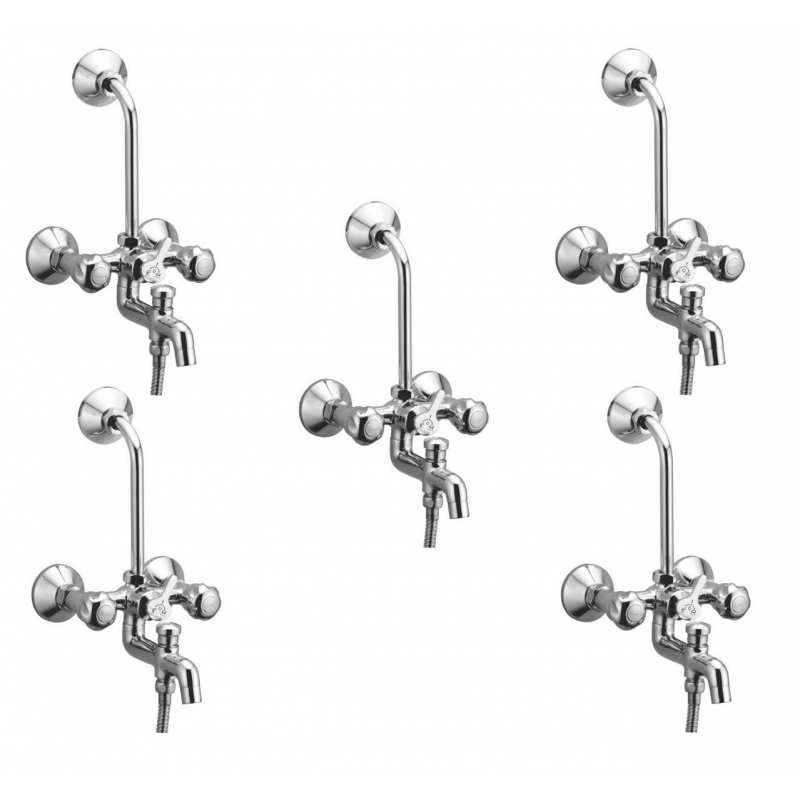 Oleanna Moon 3 in 1 with "L" Bend Wall Mixer, MN-11 (Pack of 5)