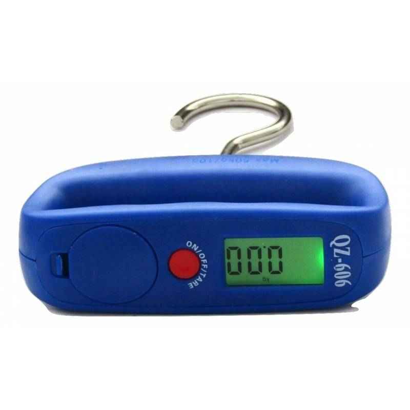 Weightrolux 50 Kg Blue Portable Hanging Digital Luggage Kitchen Weighing Scale, QZ-606