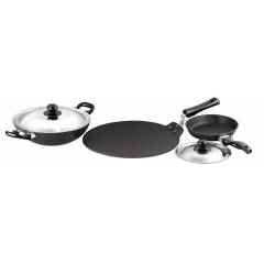 Buy Hawkins Futura Non-Stick 2 Pieces Cookware Set, QS6 Online At Best  Price On Moglix