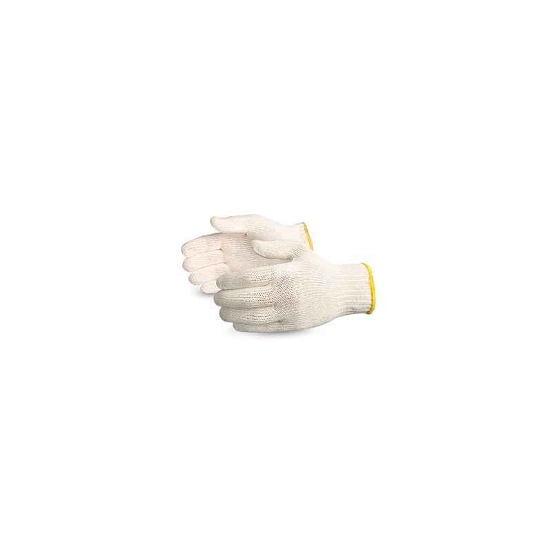 Noble 80g White Cotton Knitted Gloves (Pack of 120)