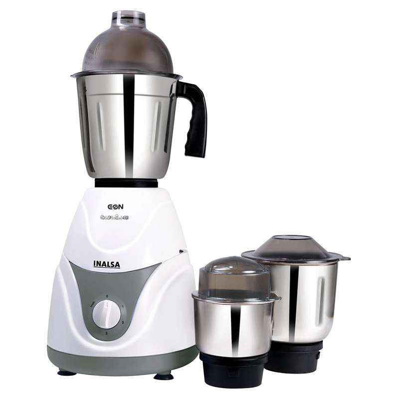 Inalsa Eon LX 550W ABS Plastic Mixer Grinder with 3 Jars