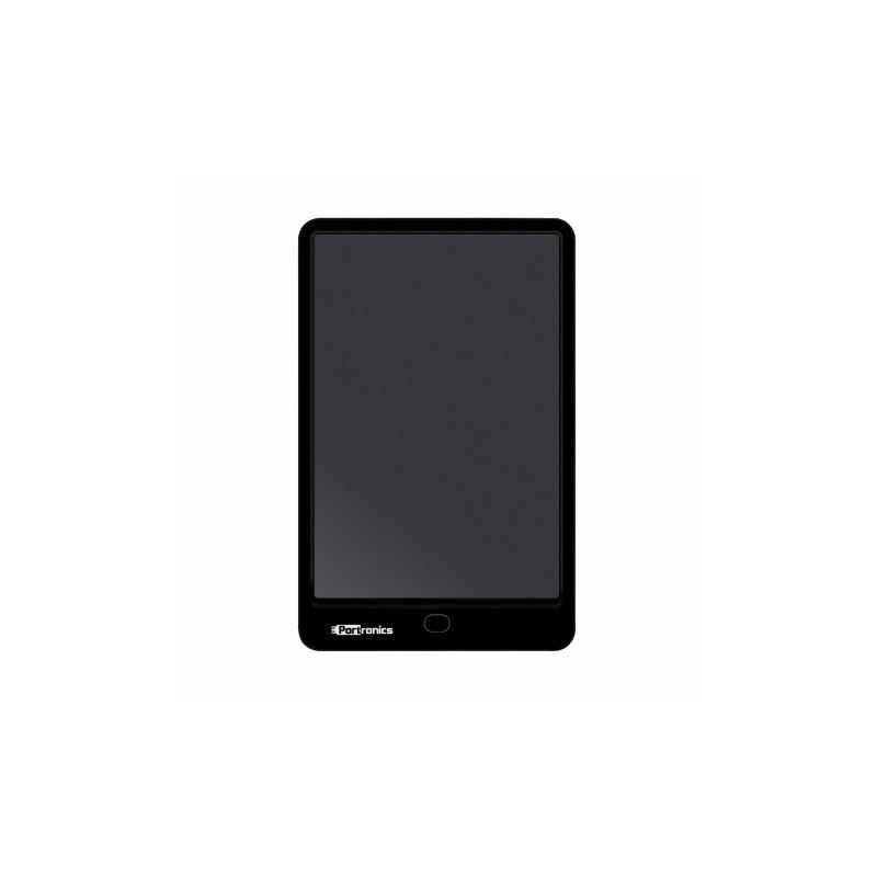 Portronics Ruffpad 10 Black Re-Writable LCD Pad, POR 796