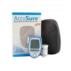 Accusure Blue Glucose Monitor with 25 Blood Glucose Test Strips