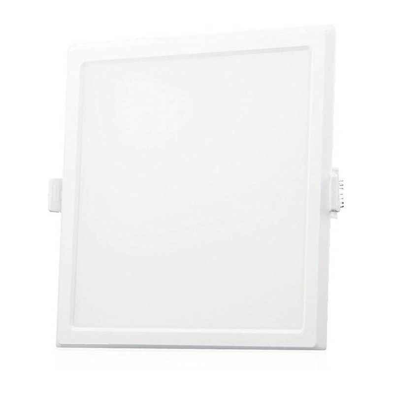 Syska 12W Square Cool White LED Ceiling Panel Recessed Ceiling Lamp (Pack of 10)