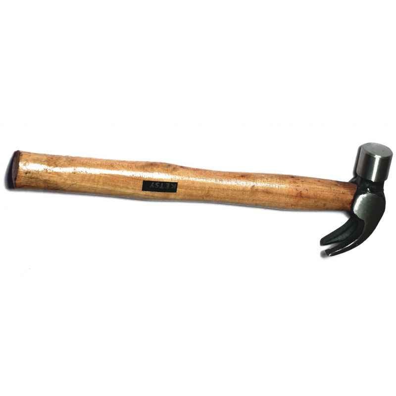 Ketsy 565 Wooden Curved Claw Hammer, Weight: 1/2 lb