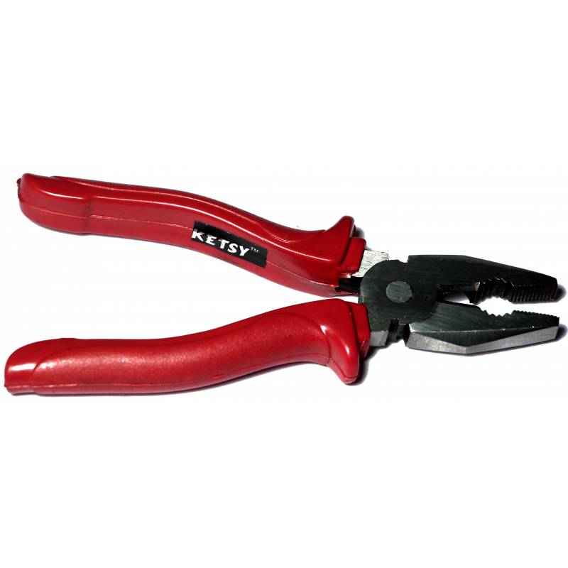 Ketsy 576 Combination Plier With Red Sleeve, Size: 7 in