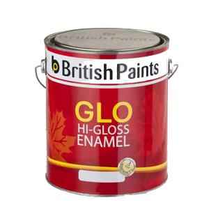 British Paints 4 Litre Candy Glo Hi-Gloss Synthetic Enamel, GR-IV