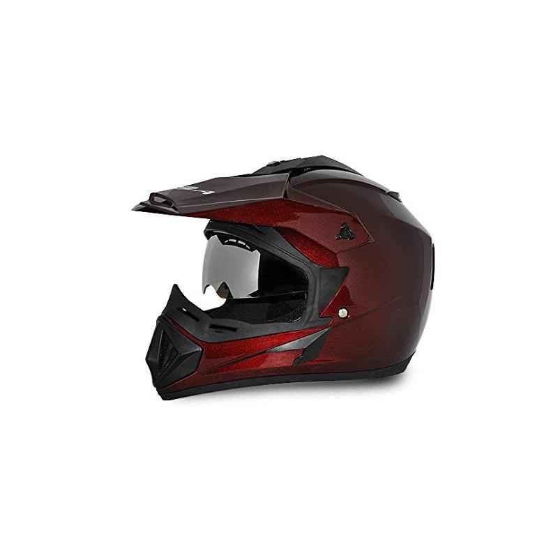 Buy Vega Offroad D/V Burgundy Helmet, Size (Large, 600mm) Online At Best  Price On Moglix