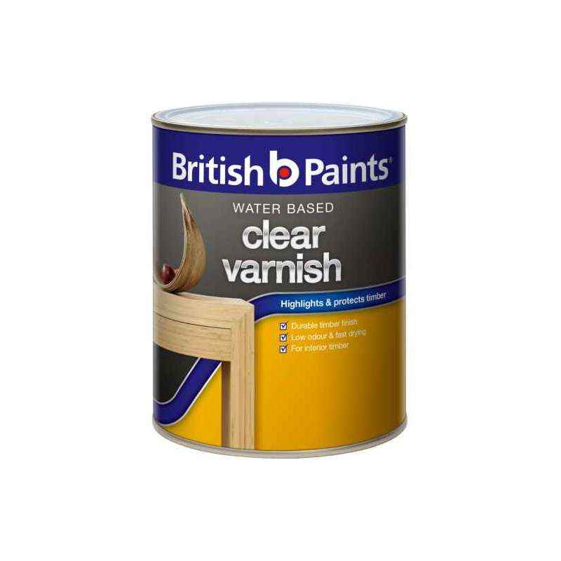 British Paints 100ml Supra Synthetic Clear Varnish