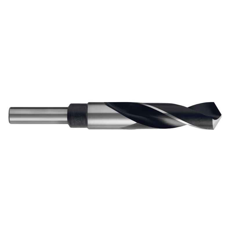 Totem 25mm Bright Land & Bright Shank Normal Type HSS Reduced Shank Drill, FBR0200492, Overall Length: 152 mm
