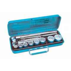 Taparia 27 Pcs 1/2 inch Hexagonal Square Drive Socket Set, S-14H X L