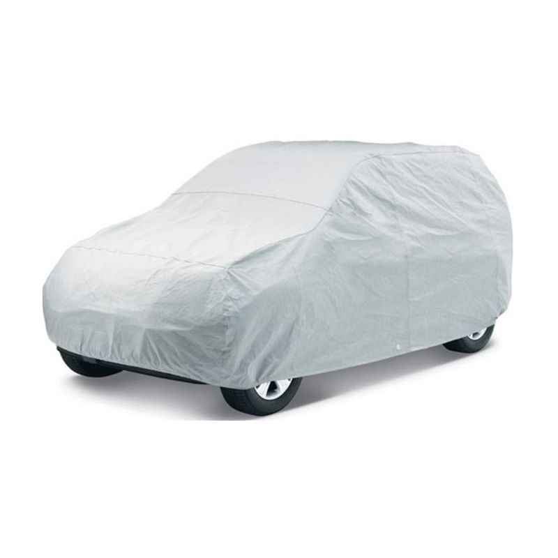 Uncle Paddy Silver Car Cover for Hyundai Santro