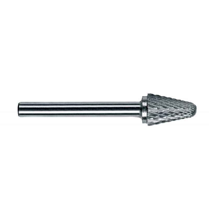Totem 3x12.7mm SL/KEL Supreme Cut Cone with Radius Carbide Rotary Burr, FAC0200651, Overall Length: 38 mm, Shank Diameter: 3 mm